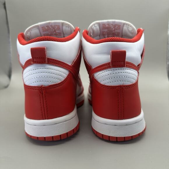 Nike Dunk High Basketball Championship Red / White DB2179-106 Sneakers 5.5Y - Picture 6 of 8